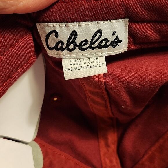 Cabela's Burgundy Sliderback Hat - New - Picture 8 of 8